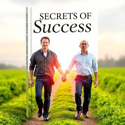 An attractive book cover for 'Secrets of Success'