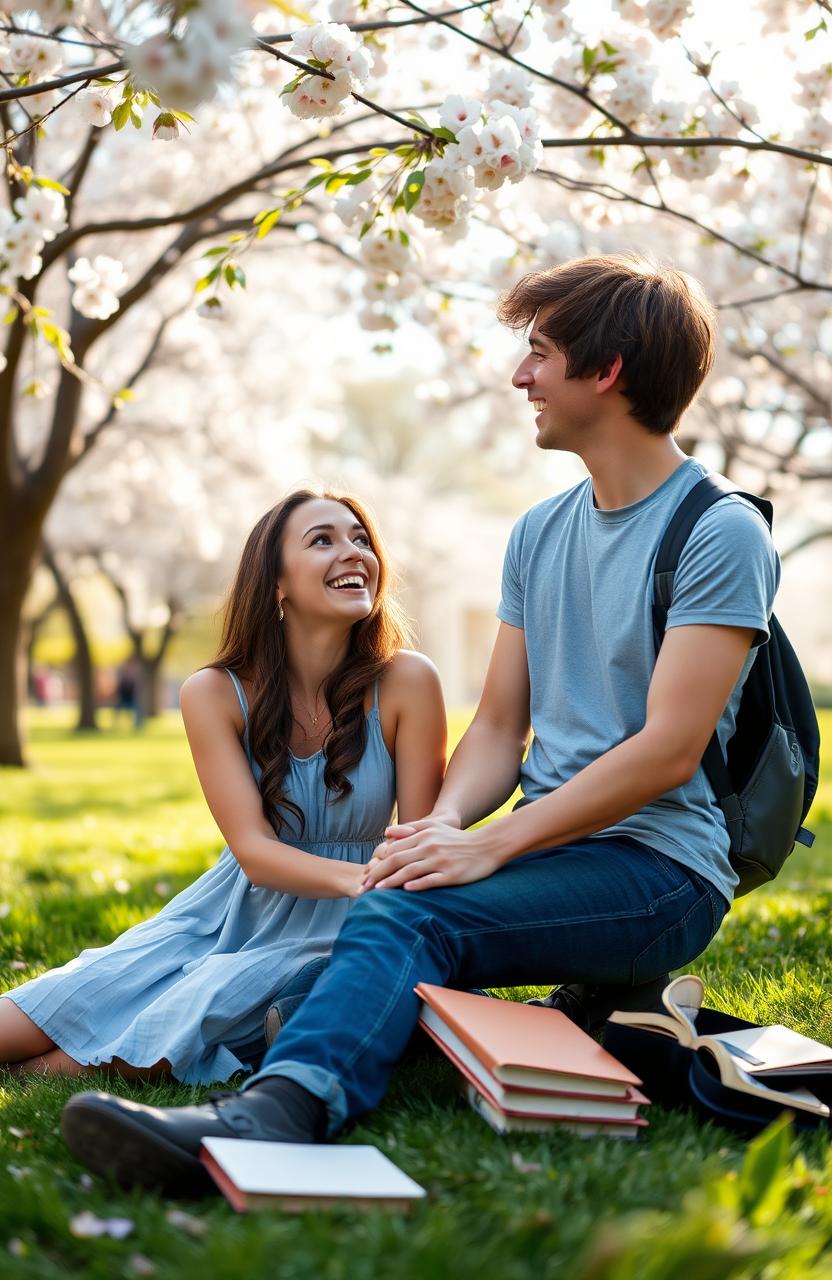 Springtime Love on Campus