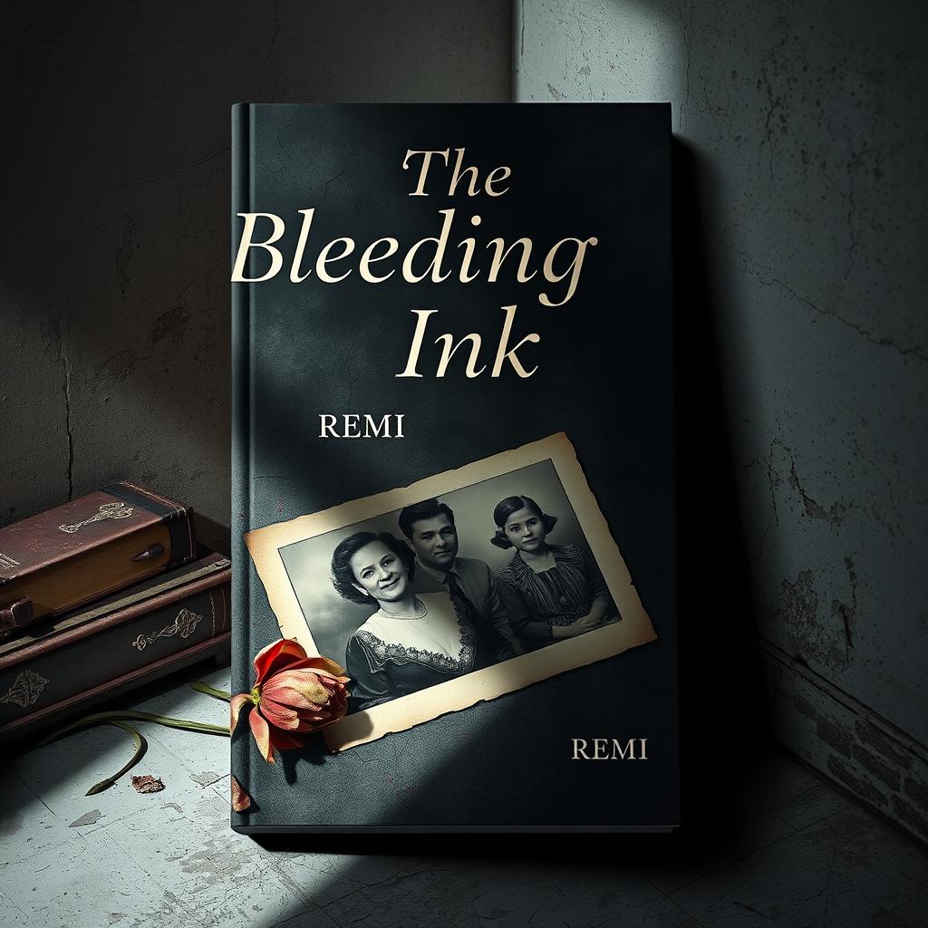 The Bleeding Ink | Haunting Book Cover Design