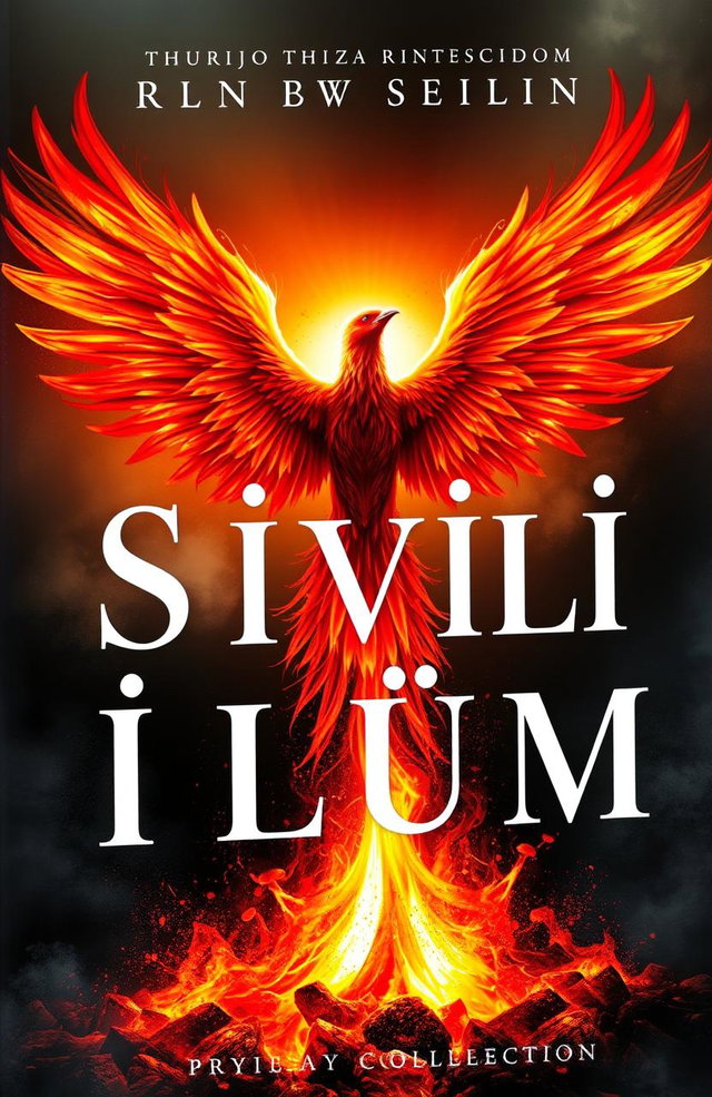 A book cover for a poetry collection titled 'Sivili Ölüm', depicting the theme of individuals isolated from society, reported by intelligence and denied the right to live