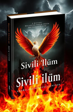 A book cover for a poetry collection titled 'Sivili Ölüm', depicting the theme of individuals isolated from society, reported by intelligence and denied the right to live