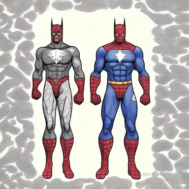 The artist decided to aggrandise the superhero's costume with intricate patterns and accessories.