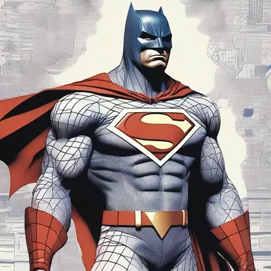 The artist decided to aggrandise the superhero's costume with intricate patterns and accessories.