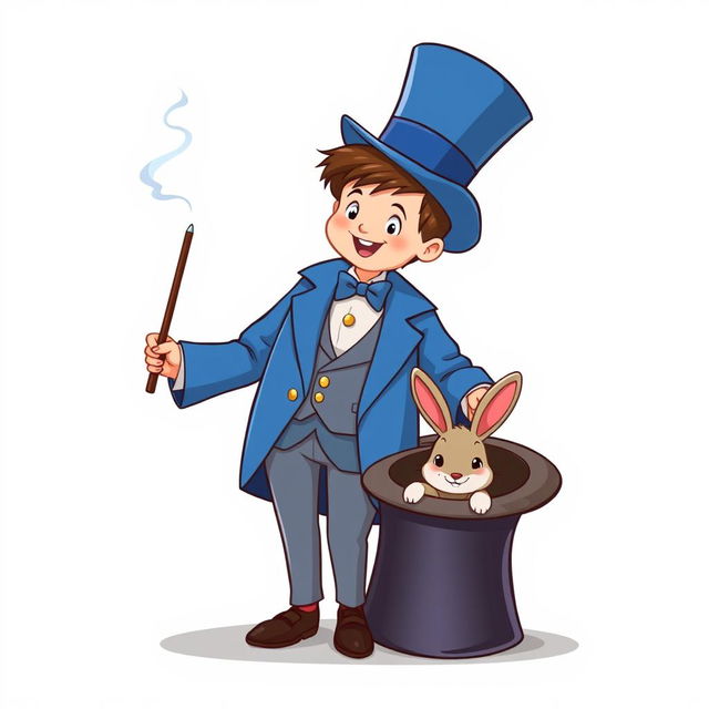 A cute and funny poster featuring a cartoon character