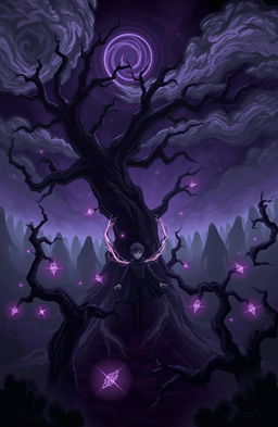 A surreal and eerie dreamscape depicting a character trapped in a nightmarish world