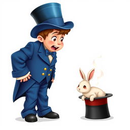 A comedic and cute poster with a white background, featuring a realistic character