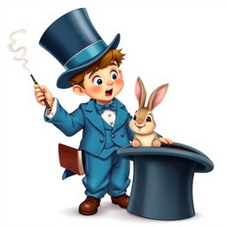 A whimsical and cute comedic poster on a white background featuring a realistic character