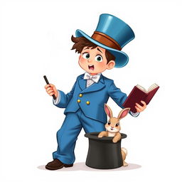 A whimsical and cute comedic poster on a white background featuring a realistic character