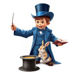 A whimsical and cute poster with a white background featuring a very realistic character