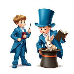 A whimsical and cute poster with a white background featuring a very realistic character