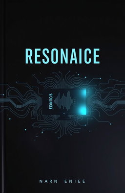 A dark and captivating book cover for a thriller, crime, and sci-fi novel