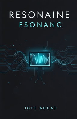 A dark and captivating book cover for a thriller, crime, and sci-fi novel