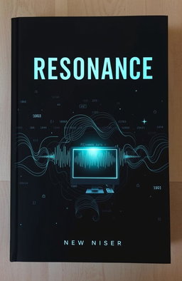 A dark and captivating book cover for a thriller, crime, and sci-fi novel