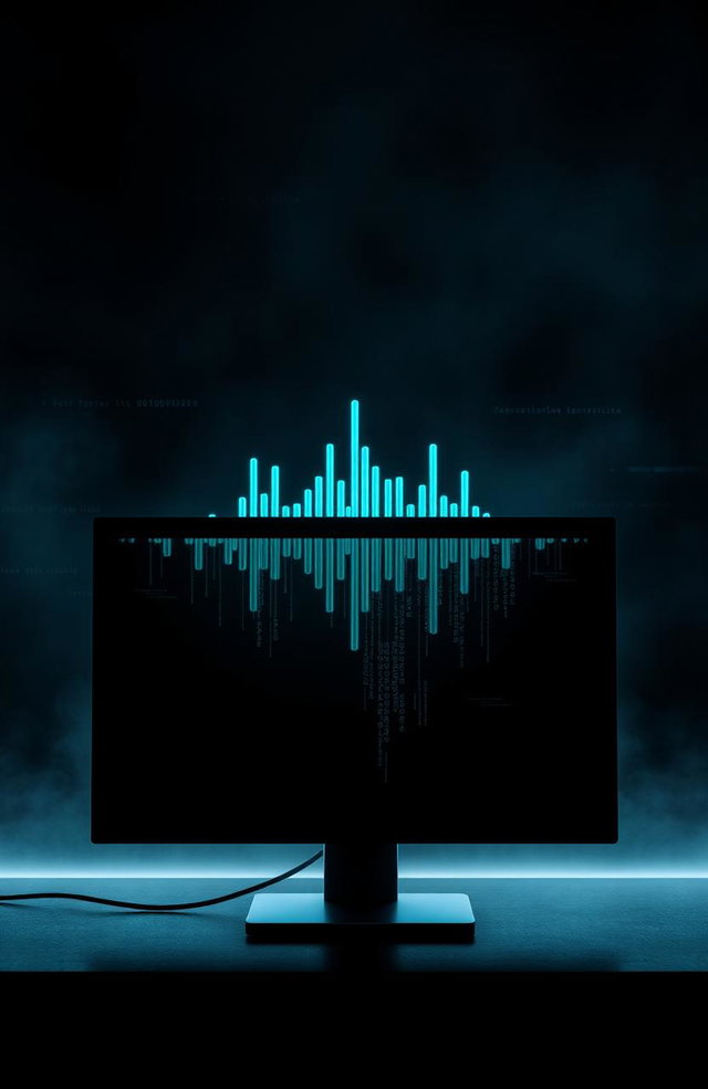 A dark, atmospheric book cover designed for a thriller, crime, and sci-fi novel