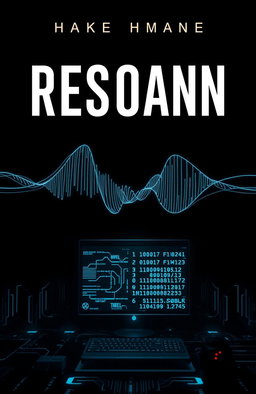 A dark and captivating book cover for a thriller, crime, and sci-fi novel