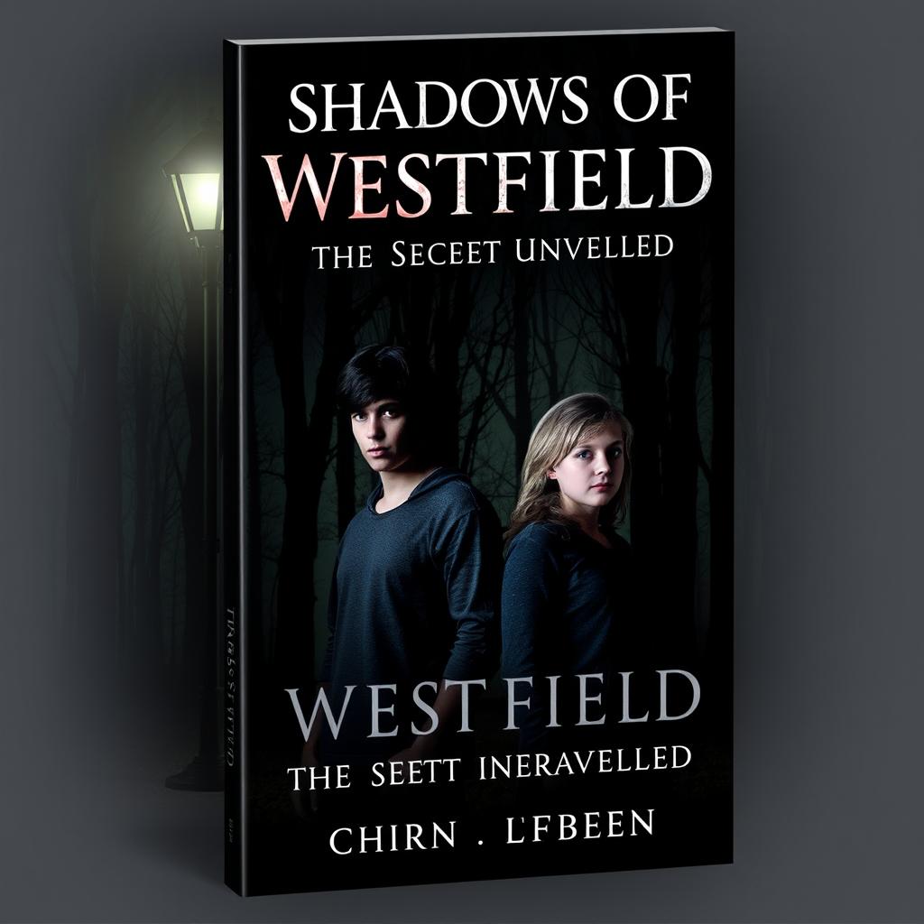 An engaging eBook cover for 'Shadows of Westfield: The Secret Unraveled'