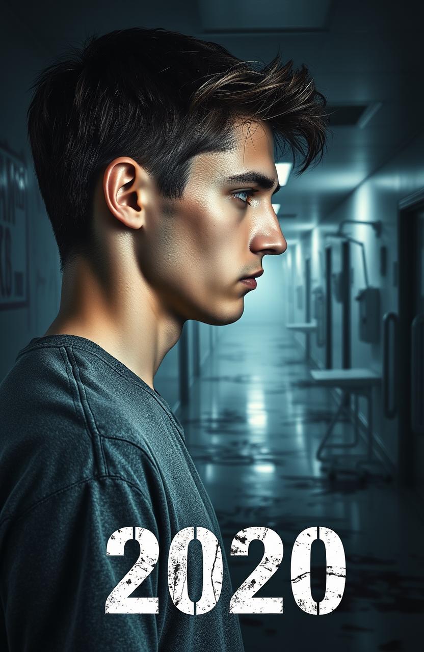 A striking grey cover featuring the side profile of a young man in his 20s, showcasing his thoughtful expression