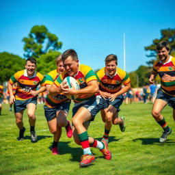 Celebrating Unity: Rugby and Joy