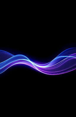A stunning and simple yet dark novel cover design featuring abstract sound waves flowing smoothly across the canvas