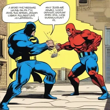 The aggravator in the comics always seemed to show up whenever the hero was in the middle of a fight.