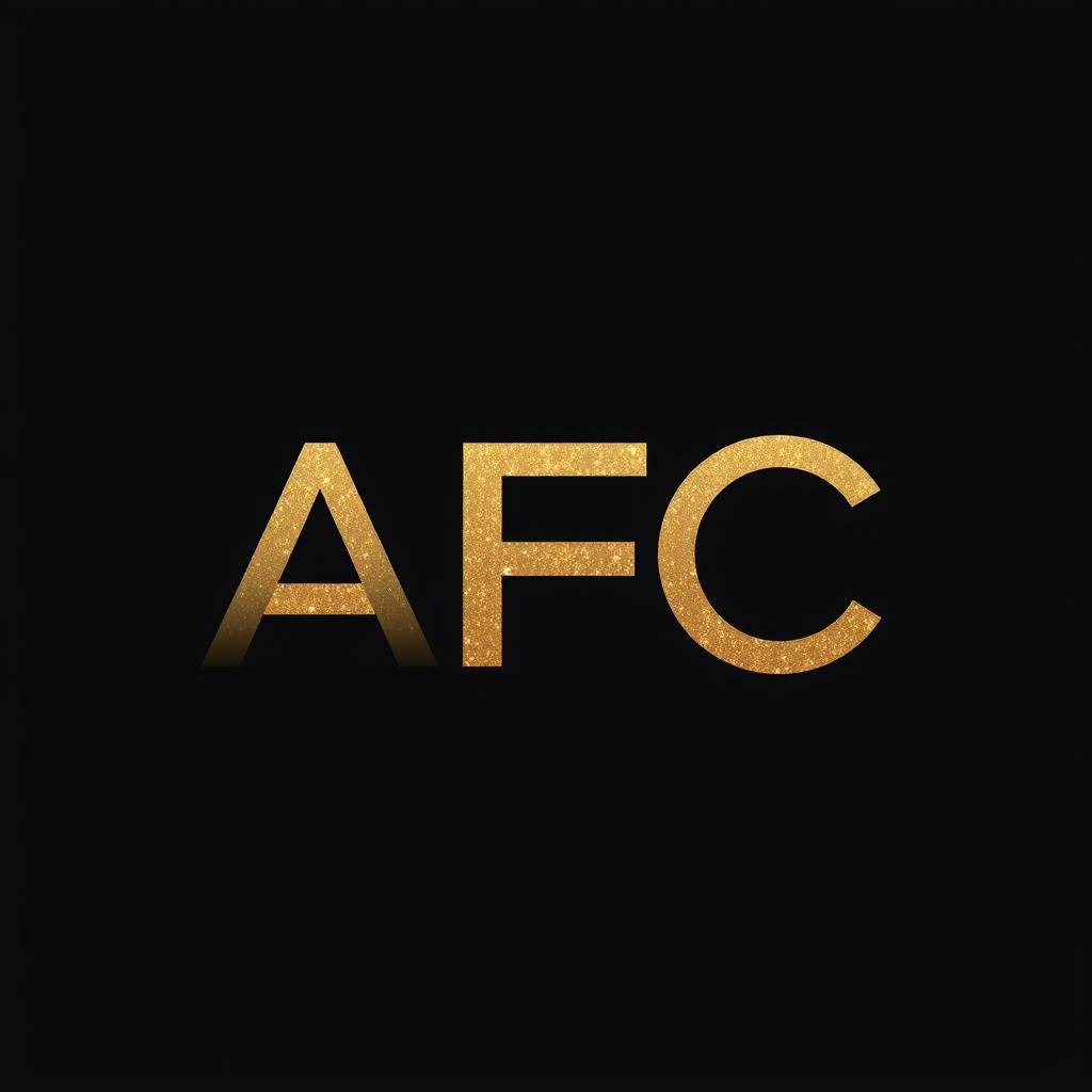 A sleek and modern logo design featuring the letters 'AFC' prominently displayed