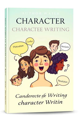 Book cover design featuring a stylized, illustrated character embodying various emotional expressions