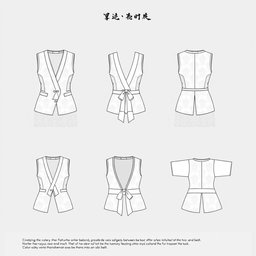 Design a women's vest with a luxurious brocade outer layer and a soft rayon cotton inner layer