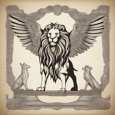 The ancient legend speaks of an aggregative creature, with the body of a lion, wings of an eagle, and the tail of a serpent.