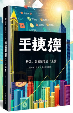 A visually striking book cover design featuring the title "ប្រព័ន្ធសេដ្ឋកិច្ច" prominently displayed