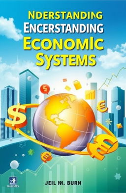 A captivating book cover design featuring the theme of economic systems