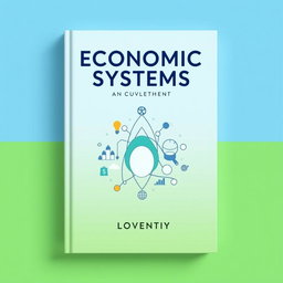 A beautifully designed book cover titled 'Economic Systems: An Overview'