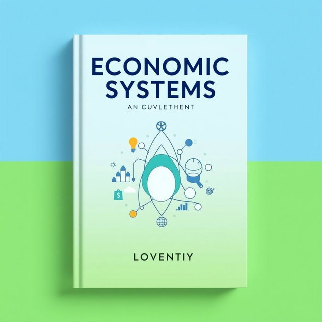 A beautifully designed book cover titled 'Economic Systems: An Overview'