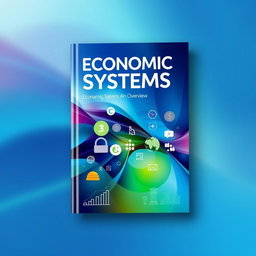 A striking book cover design for 'Economic Systems: An Overview'