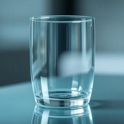 A clear and pristine image of a glass surface, free from any water or dirt stains, showcasing its transparency and shine as if it has just been freshly cleaned