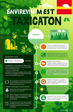 An infographic depicting the concept of environmental taxation in the Congo