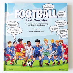 A comprehensive English language learning book designed specifically for football players