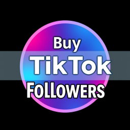 A modern and eye-catching logo design for a TikTok follower selling service
