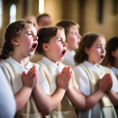 Their aghast expressions reflected their disbelief in the miracle they had just witnessed at the church.