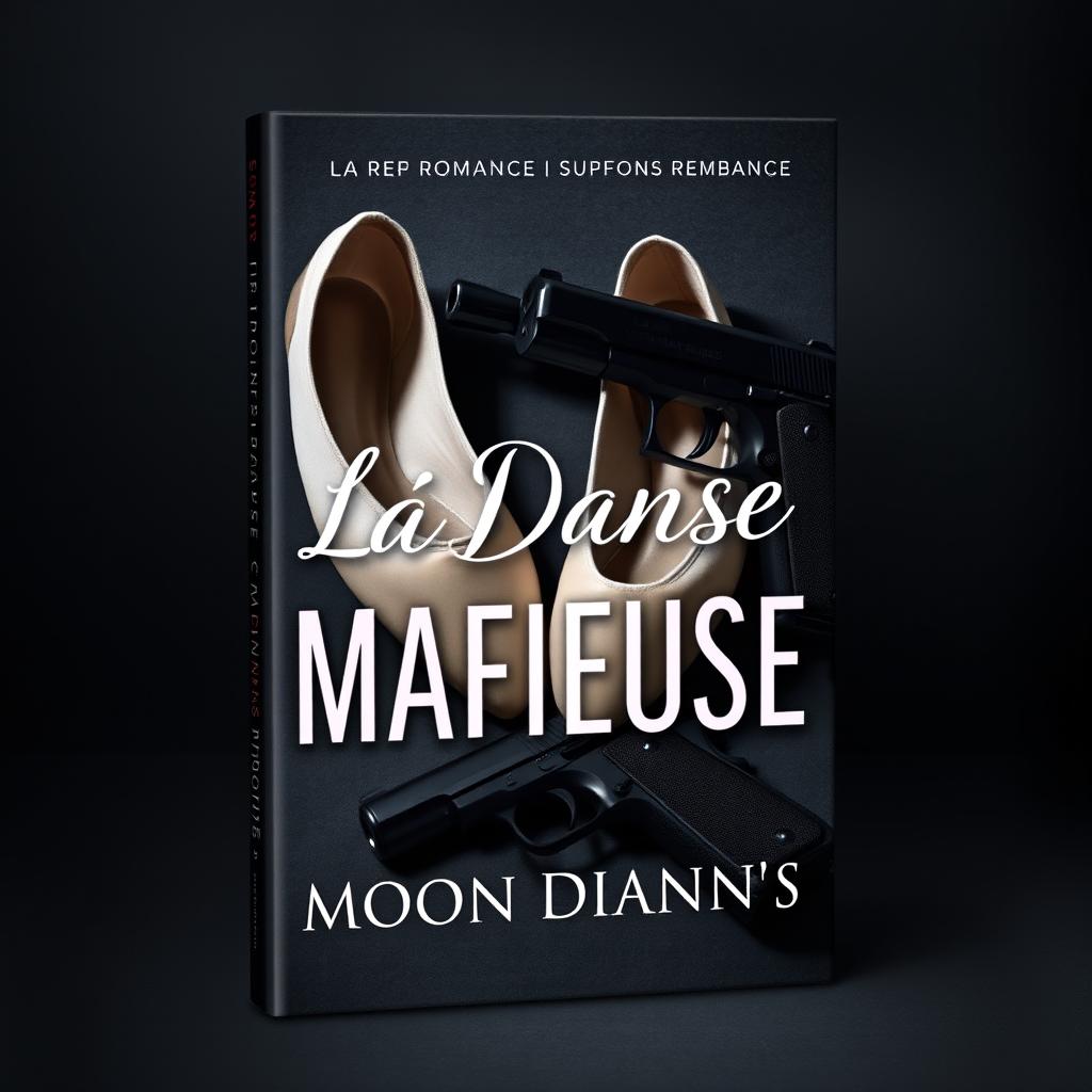 A visually striking book cover for a dark romance titled "La Danse Mafieuse" by the author Moon Diann's
