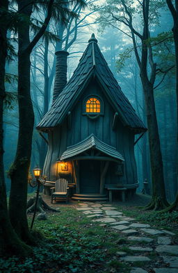 In a mystical forest at the boundary of three worlds stands a quaint hut on chicken legs, home to the enigmatic and powerful Baba Yaga, surrounded by her spellbinding daughters with magical abilities