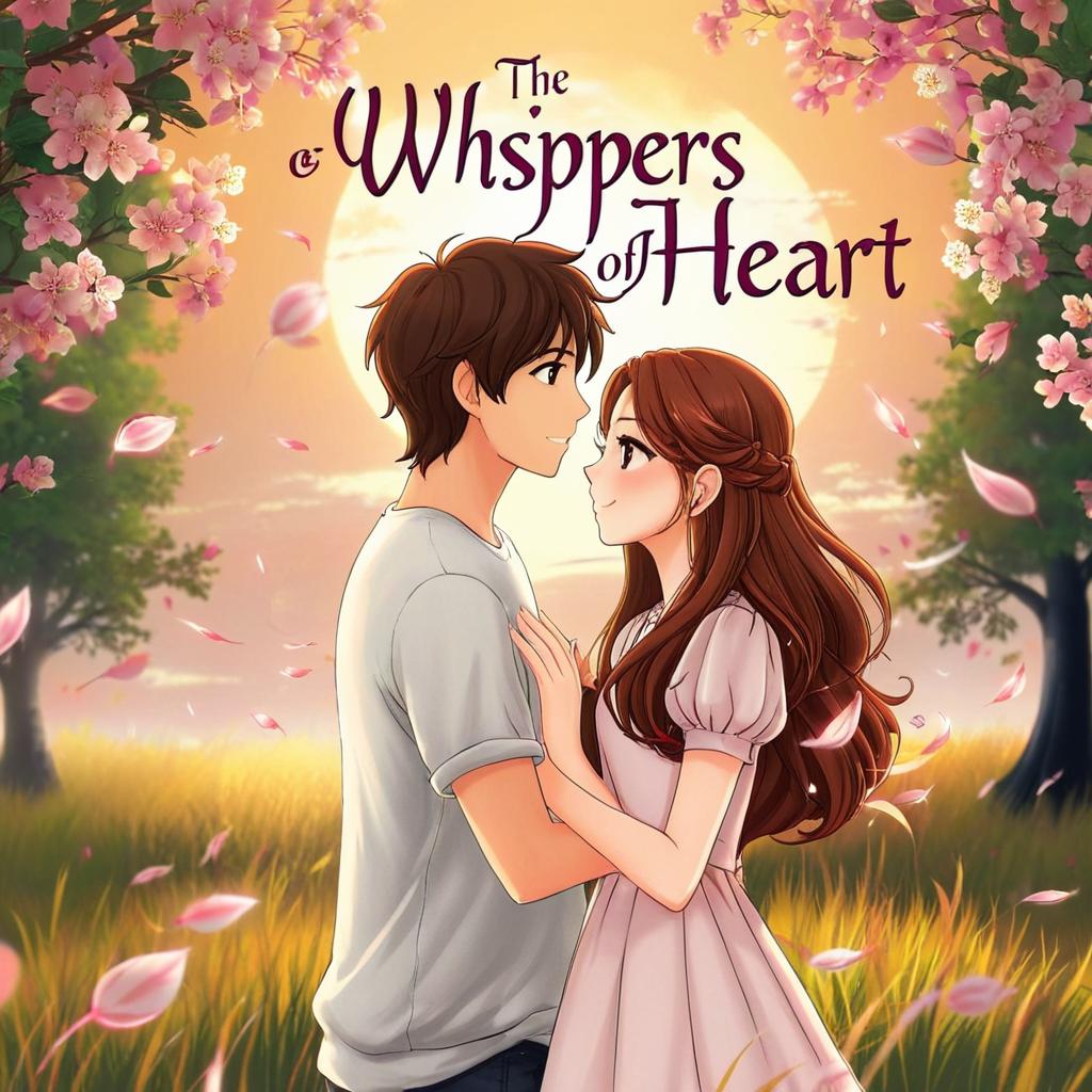 The Whispers of heart story book cover for Wattpad