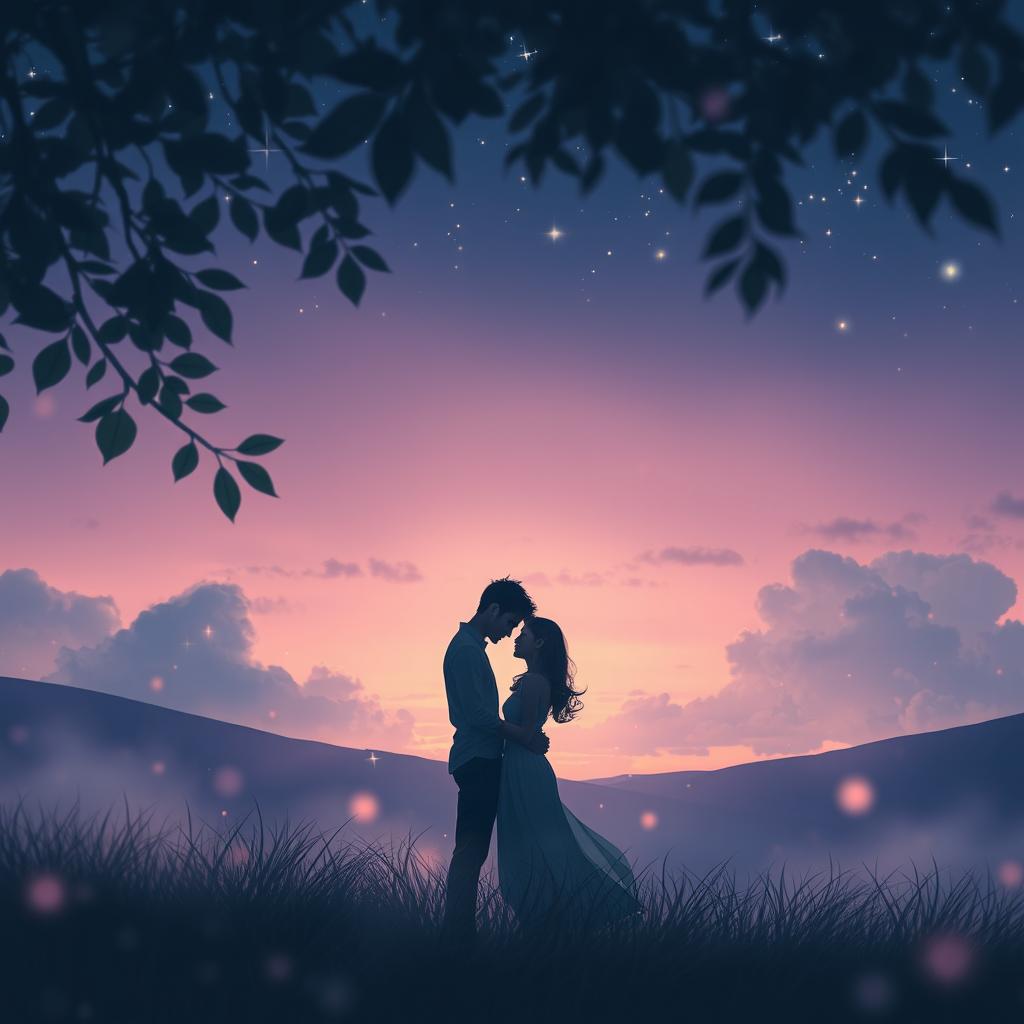 An ethereal scene capturing the magic of whispers and emotions, depicting a dreamy landscape with soft pastel colors