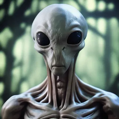 In the science fiction story, humans discovered an alien species that was agin their existence.