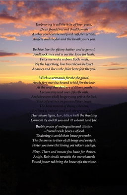 A collection of original poems centered around themes of nature, love, and the human experience