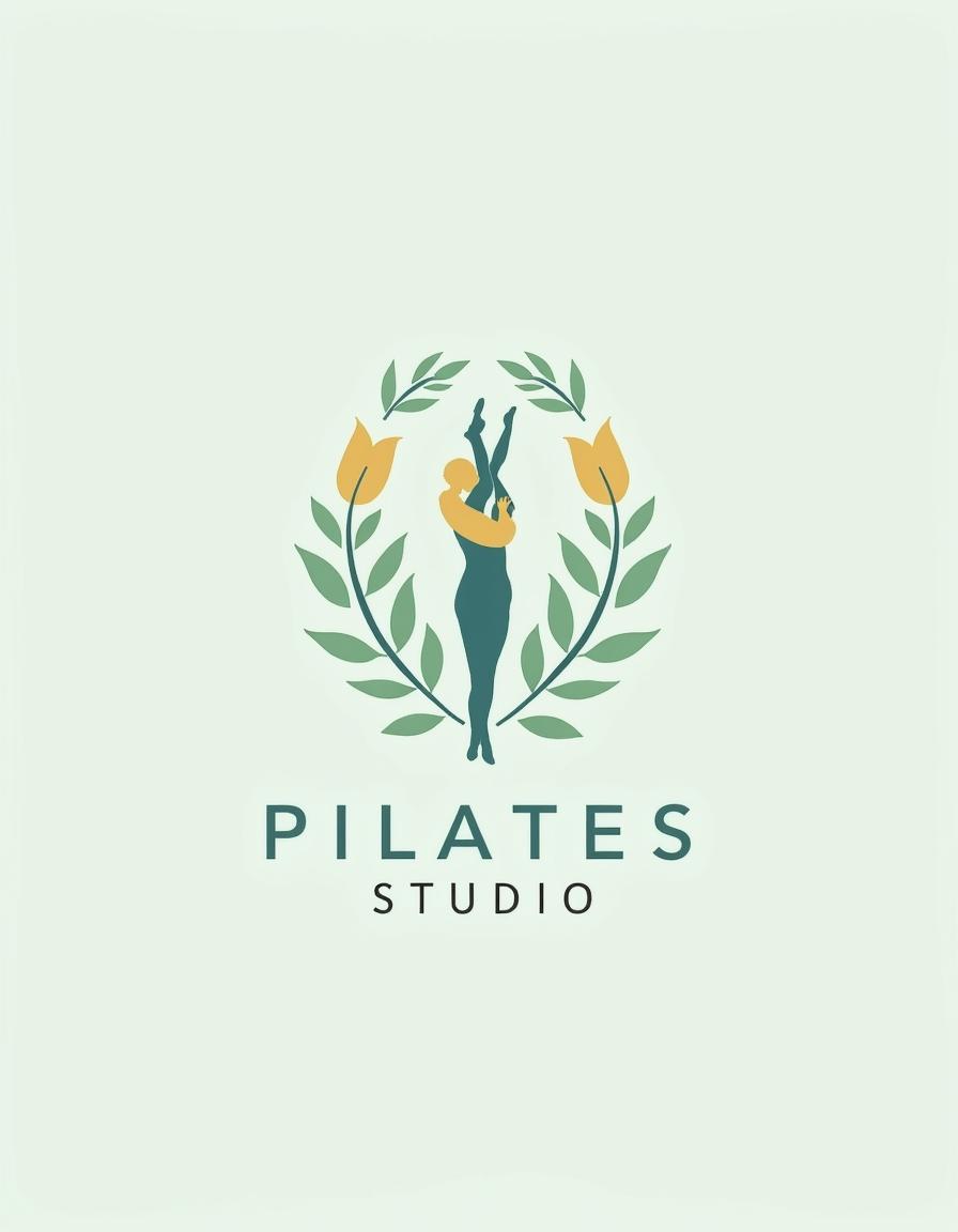 A beautiful and elegant logo design for a Pilates studio