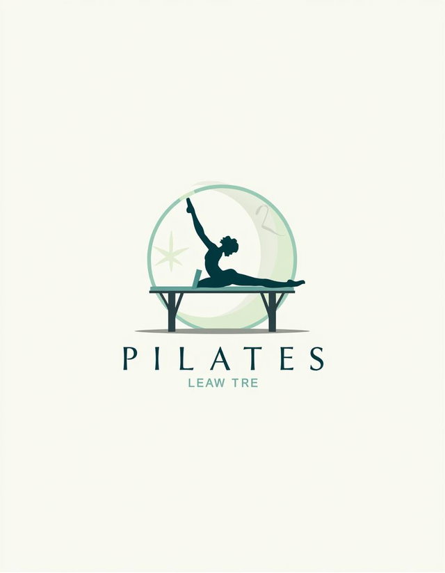 A beautiful and stylish logo design for a Pilates reformer studio