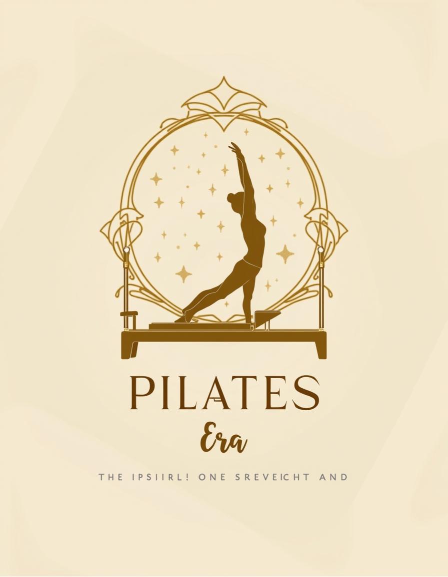 A beautifully designed logo for a Pilates reformer studio named "Pilates Era"