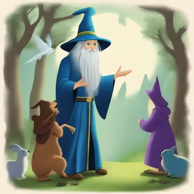 The wizard's spell agitated the magical creatures, causing them to become excited and roused.