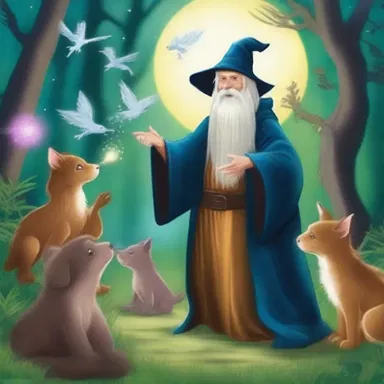 The wizard's spell agitated the magical creatures, causing them to become excited and roused.