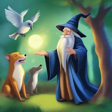 The wizard's spell agitated the magical creatures, causing them to become excited and roused.